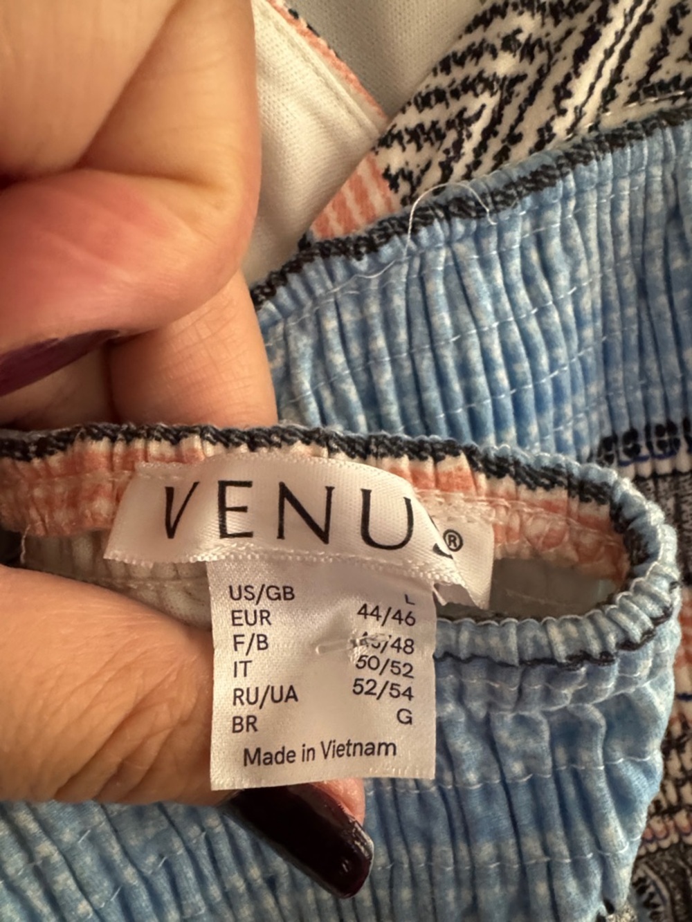 VENUS Multicolor Striped Halter Jumpsuit in Blue & Pink - Picture 10 of 13